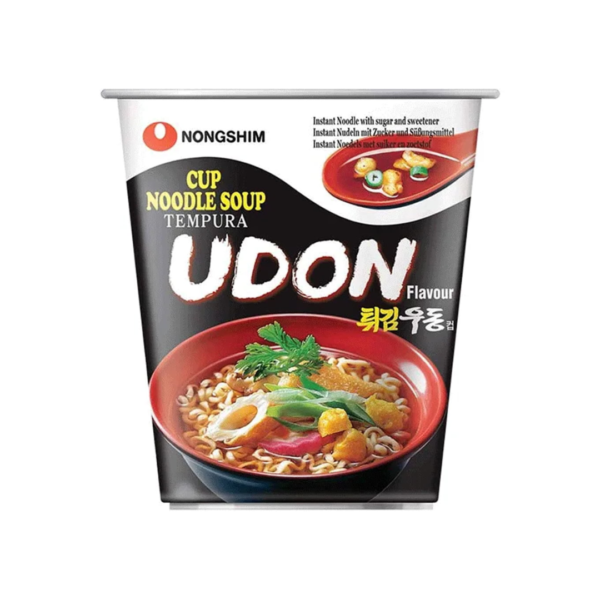 NS Tempura Udon Cup - Macarrão instantâneo de copo pequeno sabor Tempura Udon