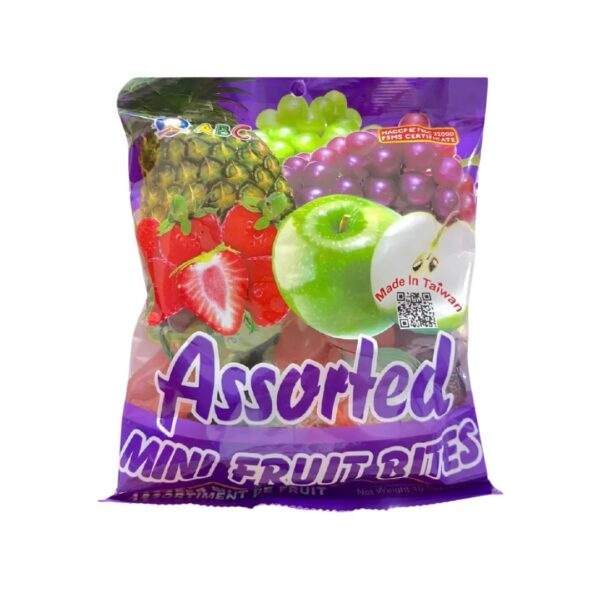 Assorted Mini Fruit Bites 300g - Gelatinas sabor frutas mistas