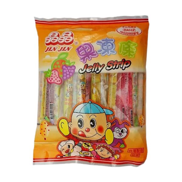 Gelatina de Frutas Jelly Strip Jin Jin 470g