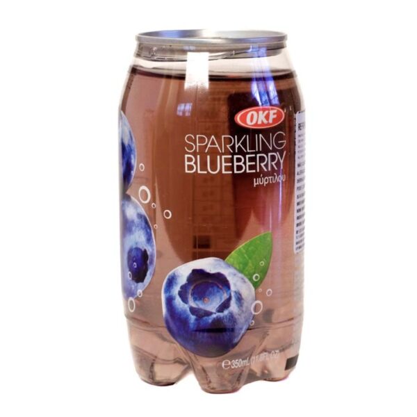 Refresco Sparkling Blueberry - Sabor Mirtilo OKF 350ml