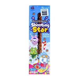 Biscoito Choco Stick Shooting Star 54g - Biscoito com bala e chocolate.